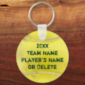 Personalized Dirty Old Tennis Ball Keychains CHEAP Schlüsselanhänger (Vorderseite)