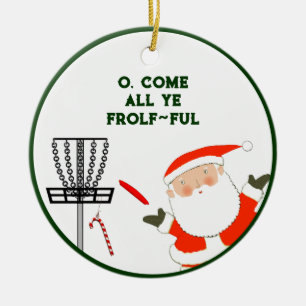 Personalized Disc Golf Collectible 2023 Keramik Ornament