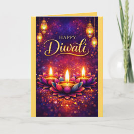 Personalized Diwali Celebration Festival Card Karte