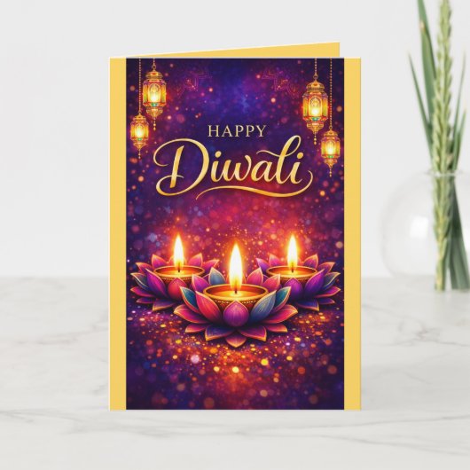 Personalized Diwali Celebration Festival Card Karte (Vorderseite)