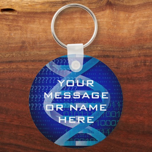 Personalized DNA Medical Science Schlüsselanhänger (Vorderseite)