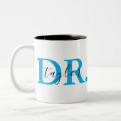 Personalized Doctor Coffee Mug Zweifarbige Tasse (Links)