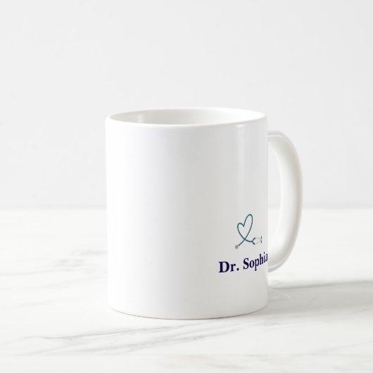 Personalized Doctor Gift | Compassion Matters Kaffeetasse (VorderseiteRechts)