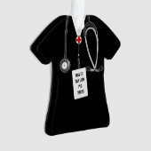 Personalized Doctor Gift Ornament (Vorderseite)