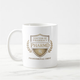 Personalized Doctor of Pharmacy Professional Crest Kaffeetasse