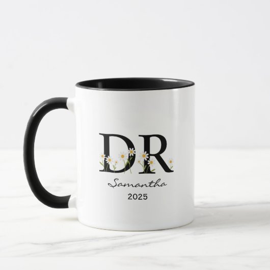Personalized doctoral mug, customized doctoral mug tasse (Links)