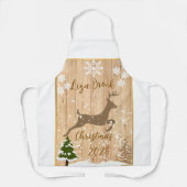 Personalized doe Christmas bauble Schürze (Vorderseite)