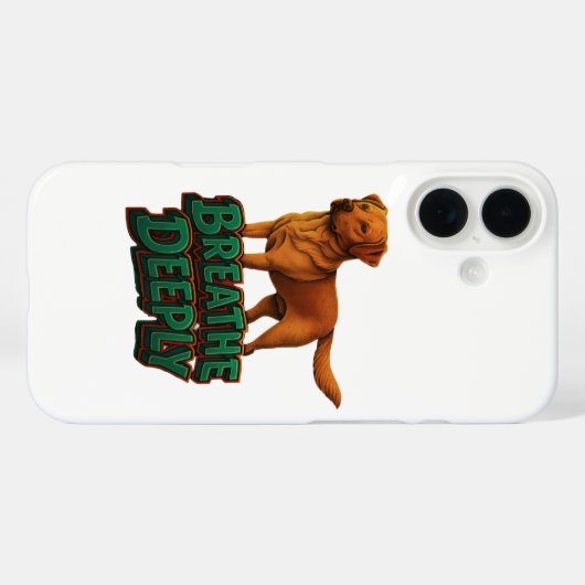 Personalized dog breed phone case for iPhone (Rückseite (Horizontal))