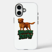 Personalized dog breed phone case for iPhone (Rückseite)