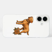 Personalized dog breed phone case for iPhone (Rückseite (Horizontal))