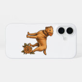 Personalized dog breed phone case for iPhone 16 Hülle (Rückseite (Horizontal))