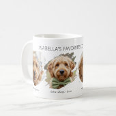 Personalized Dog Coffee Mug Cute Pet Lover Gift Kaffeetasse (Vorderseite Links)