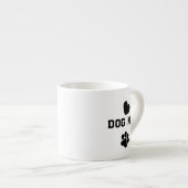 Personalized Dog Mom – Custom Name Mother’s Day Espressotasse (Vorderseite Rechts)