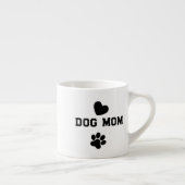 Personalized Dog Mom – Custom Name Mother’s Day Espressotasse (Rechts)