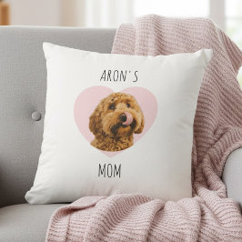 Personalized Dog Mom | Custom Pet Photo Kissen