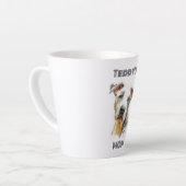 Personalized Dog Mom Latte Mug | Custom Gift Milchtasse (Linke Ecke)