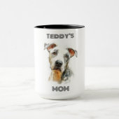 Personalized Dog Mom Photo Combo Mug | Custom Gift Tasse (Zentrum)