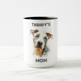 Personalized Dog Mom Photo Combo Mug | Custom Gift Tasse