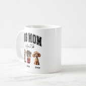 Personalized Dog Mom photo – Happy Mother’s Day Kaffeetasse (Vorderseite Links)