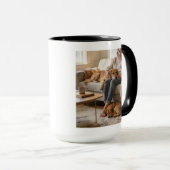 Personalized Dog Mom photo – Happy Mother’s Day Tasse (VorderseiteRechts)