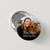 Personalized Dog Mom Photo Locket Button (Vorne & Hinten)