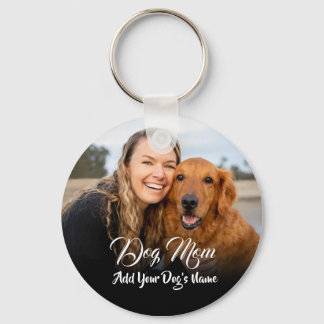 Personalized Dog Mom Photo Locket Schlüsselanhänger