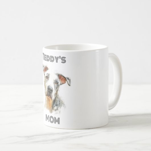 Personalized Dog Mom Photo Mug | Custom Gift Kaffeetasse (VorderseiteRechts)