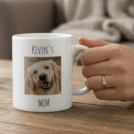 Personalized Dog Mom Photo Mug | Custom Gift Kaffeetasse