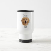 Personalized Dog Mom Photo Mug | Custom Gift Reisebecher (Mittel)
