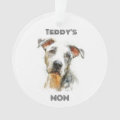 Personalized Dog Mom Photo Ornament | Custom Gift (Vorderseite)