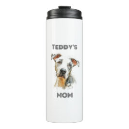 Personalized Dog Mom Thermal Tumbler | Custom Gift Thermosbecher