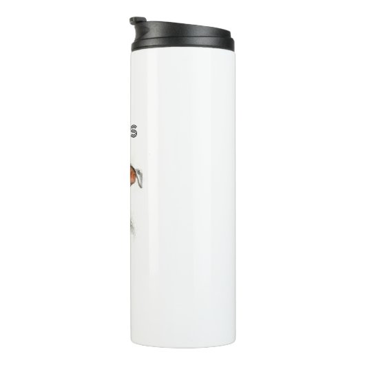Personalized Dog Mom Thermal Tumbler | Custom Gift Thermosbecher (Nach rechts gedreht)