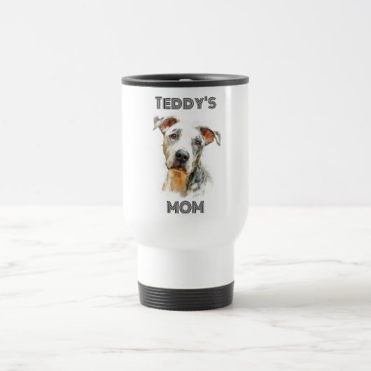 Personalized Dog Mom Travel Mug | Custom Gift Reisebecher (Mittel)