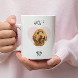 Personalized Dog Mom Valentine Mug | Custom Pet Ph Kaffeetasse