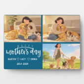 Personalized Dog Mom with Custom Name | Happy Fotoplatte (Vorderseite)