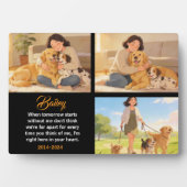 Personalized Dog Mom with Custom Name | Happy Fotoplatte (Vorderseite)