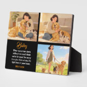 Personalized Dog Mom with Custom Name | Happy Fotoplatte (Seite)