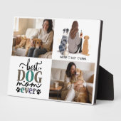 Personalized Dog Mom with Custom Name | Happy Fotoplatte (Seite)