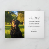 Personalized Dog Name Card – Happy Mother’s Day Karte (Innenseite)