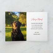 Personalized Dog Name Card – Happy Mother’s Day Karte (Innenseite)
