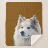 Personalized Dog Photo Blanket Sherpadecke (Vorderseite)