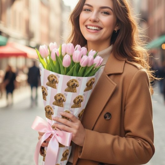 Personalized Dog Photo Custom Pet Geschenkpapier