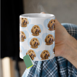 Personalized Dog Photo | Custom Pet Heart Kaffeetasse