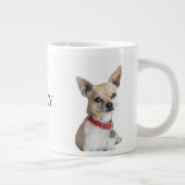 Personalized Dog Photo | Custom Pet Name  Jumbo-Tasse (Rechts)