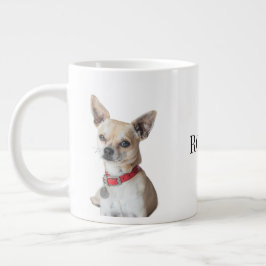 Personalized Dog Photo | Custom Pet Name  Jumbo-Tasse