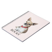 Personalized Dog Photo | Custom Pet Name Notizblock (Linke Seite)
