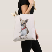 Personalized Dog Photo | Custom Pet Name  Tasche (Von Nahem)