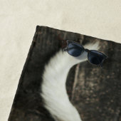 Personalized Dog Photo Family name Strandtuch (Beispiel)