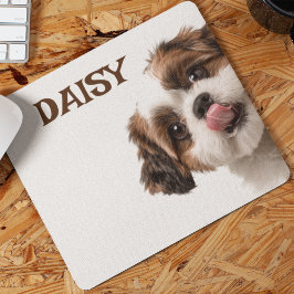 Personalized Dog Photo & Name Mouse Pad Mousepad