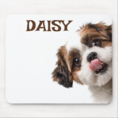 Personalized Dog Photo & Name Mouse Pad Mousepad (Vorne)